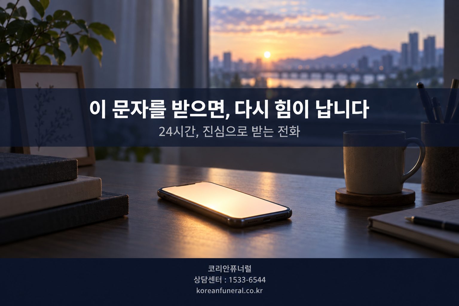 이 문자를 받으면, 다시 힘이 납니다