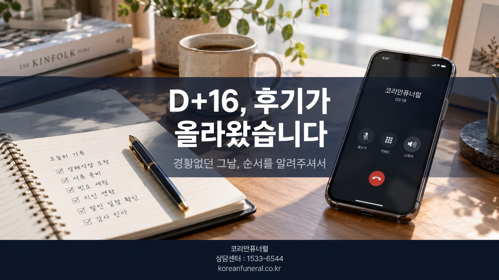 D+16, 후기가 올라왔습니다